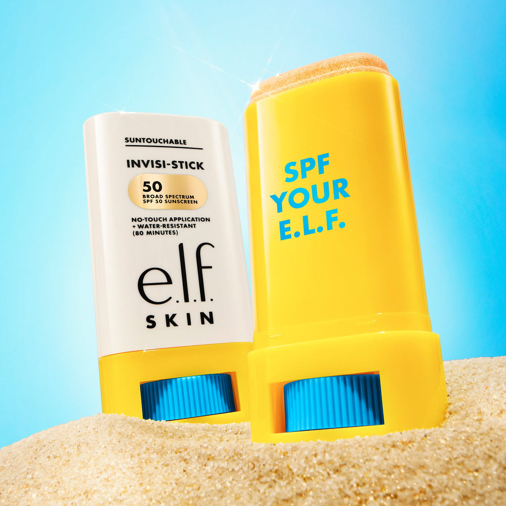 Suntouchable Invisi-stick Glitz SPF 50 Broad-Spectrum Sunscreen is water-resistant