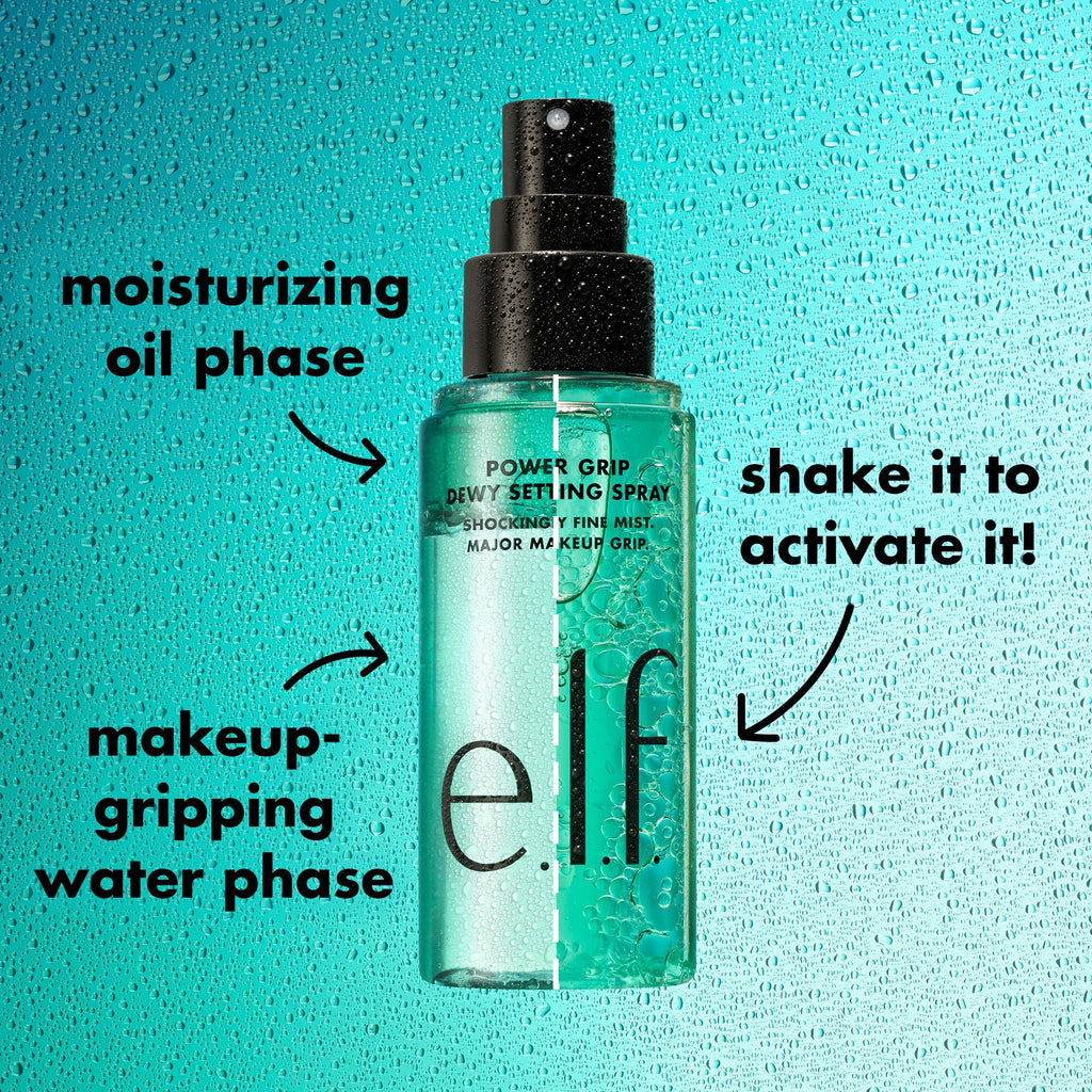 Poer Grip Dewy Setting Spray Sets Your Makeup