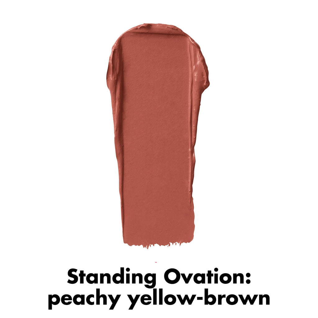Standing Ovation Yellow Brown Lipstick Swatch