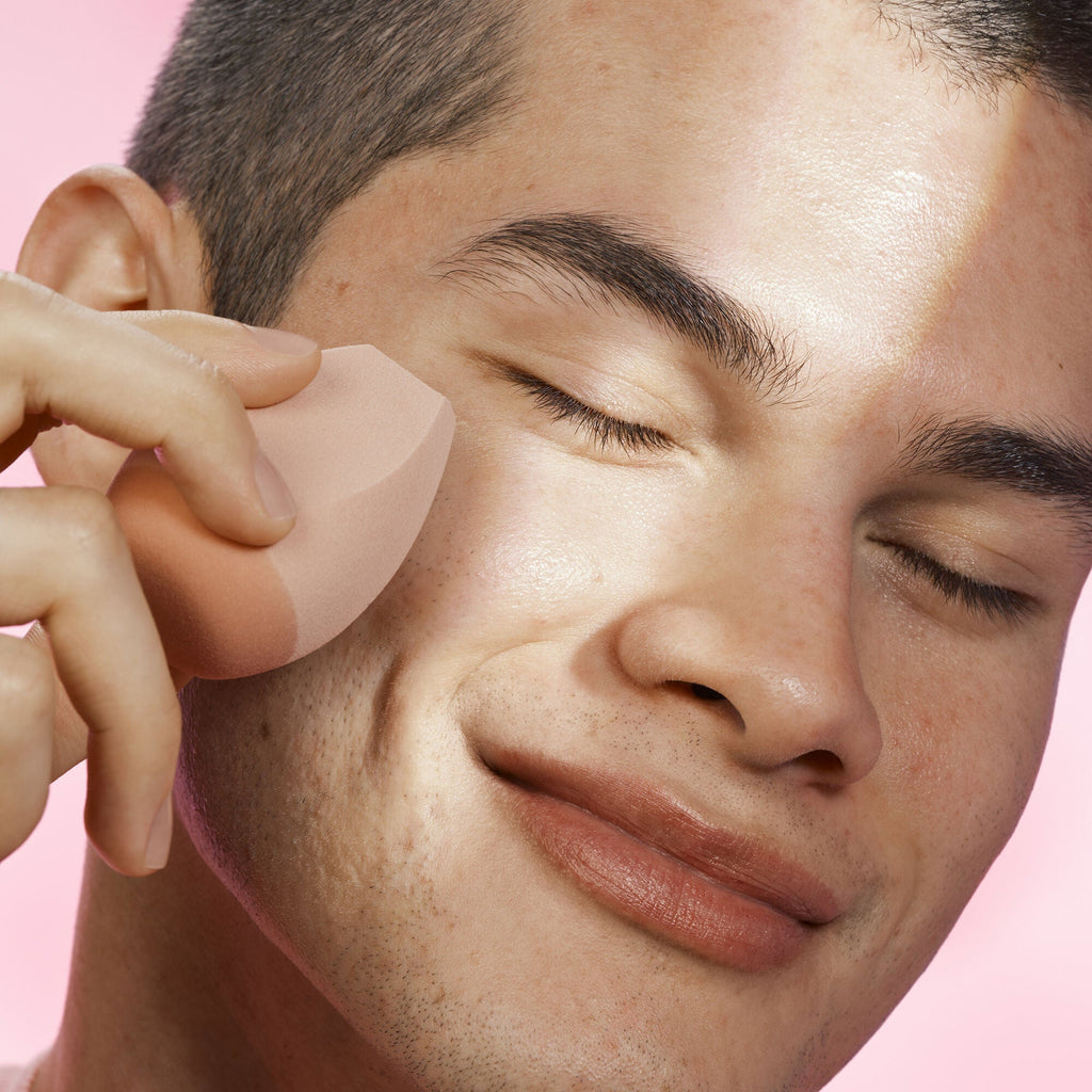 Halo Glow Angled Silicone Face Sponge