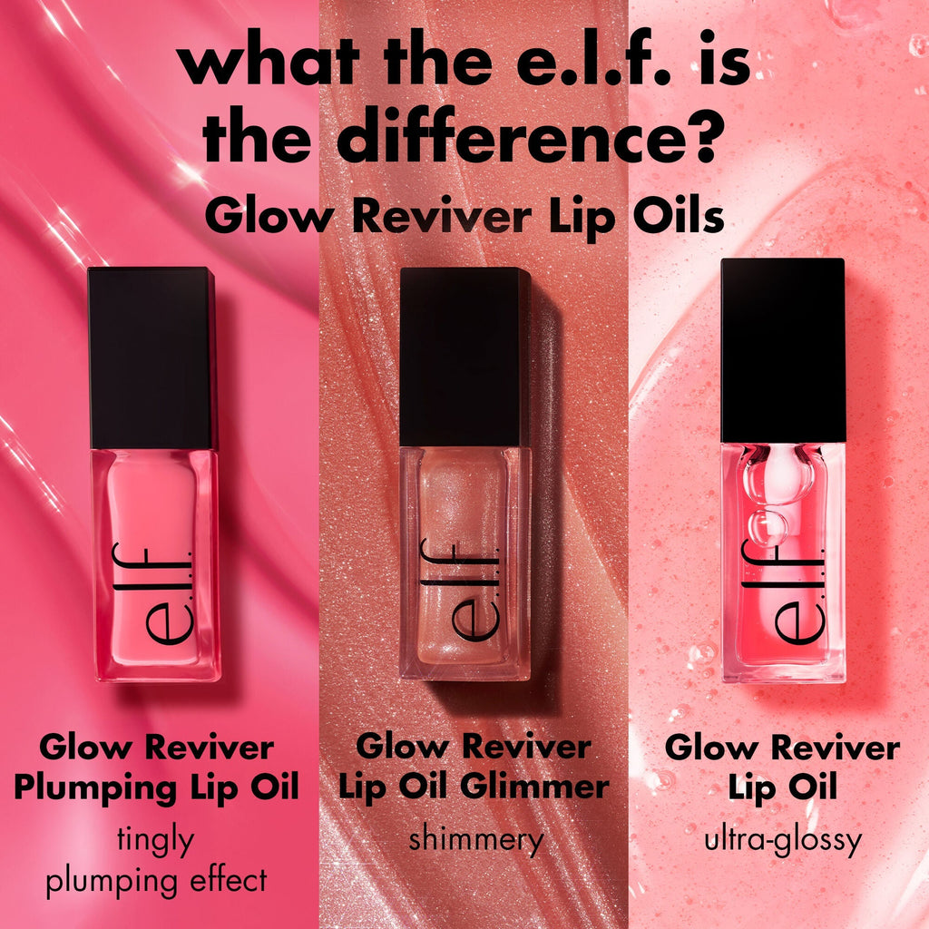 What is the Difference in e.l.f. Glow Reviver Lip Oils