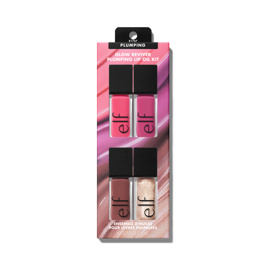 e.l.f.'s Glow eviver Plumping Lip Oil Kit