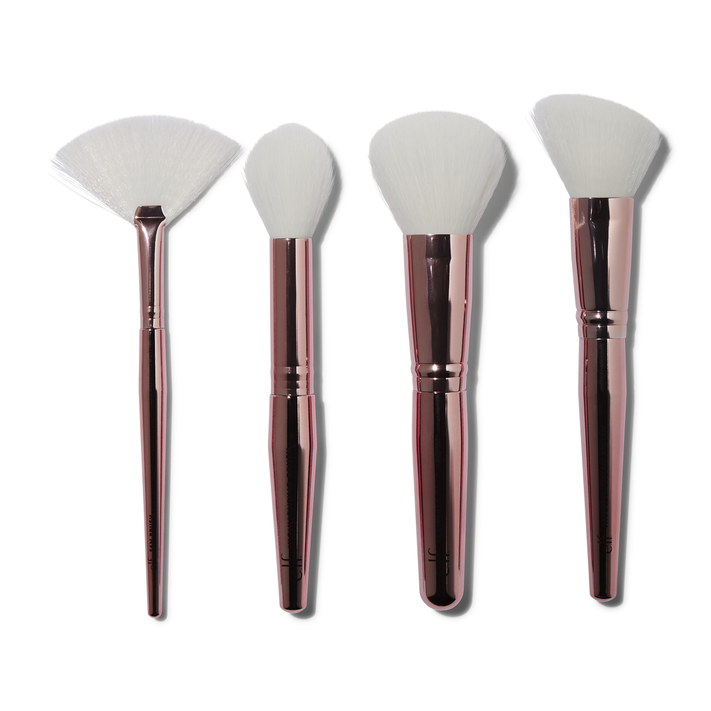4 Piece Synthetic Makeup Brush Set